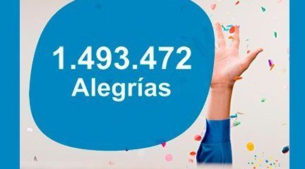 Alegrías 2017: Casi un millón y medio de contratos firmados gracias a ti